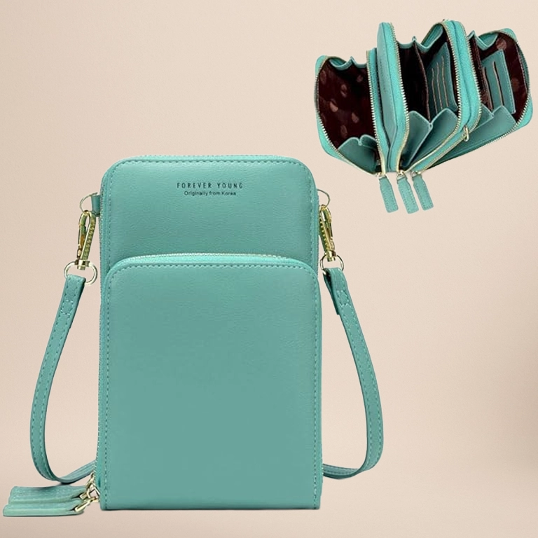 
myfriday Small Crossbody Cell Phone Bag for Women, Mini Over Shoulder Handbag Purse with Credit Card Slots
